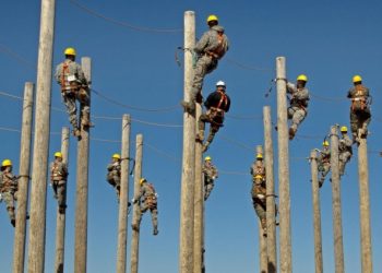 workers-training-electrical-pole-climbing-hardhat workers-training-electrical-pole-climbing-hardhat